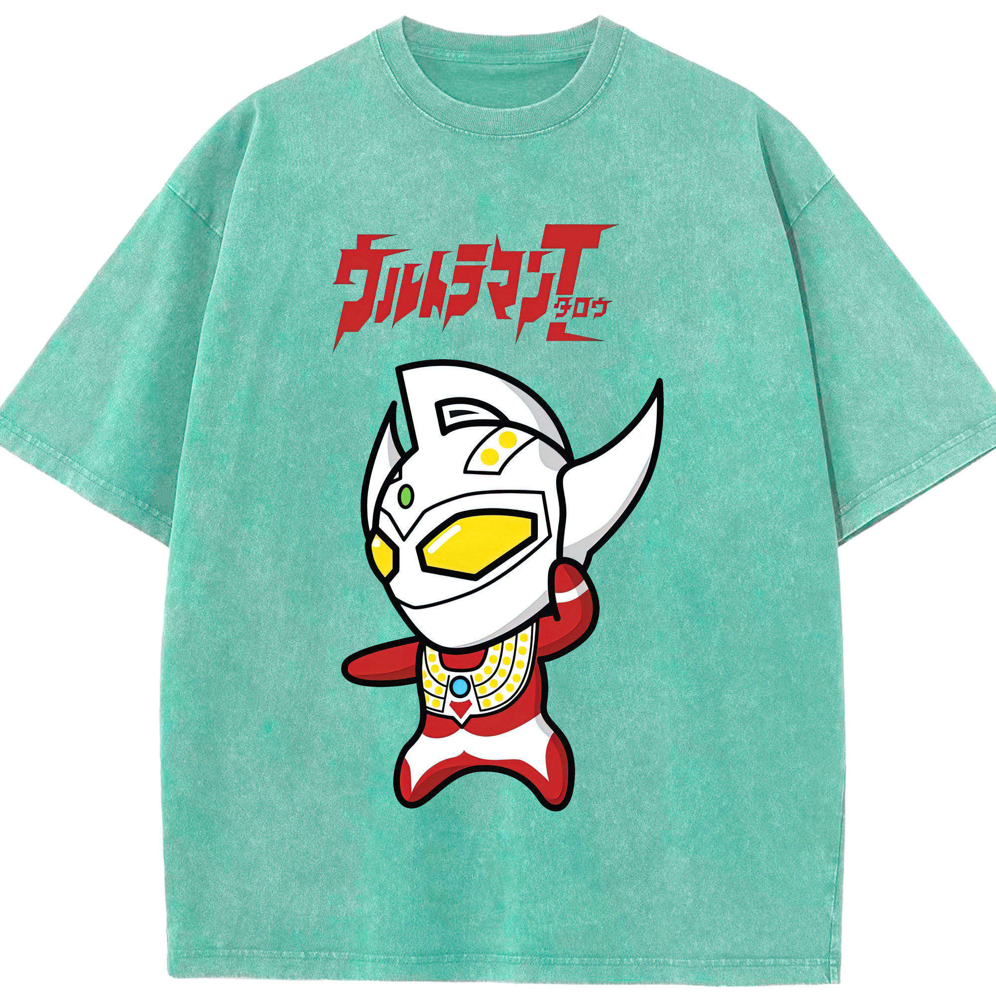 （画像用） ウルトラマン Ultraman 綿100% ヴィンテージ風 半袖Tシャツ（フロントプリント）